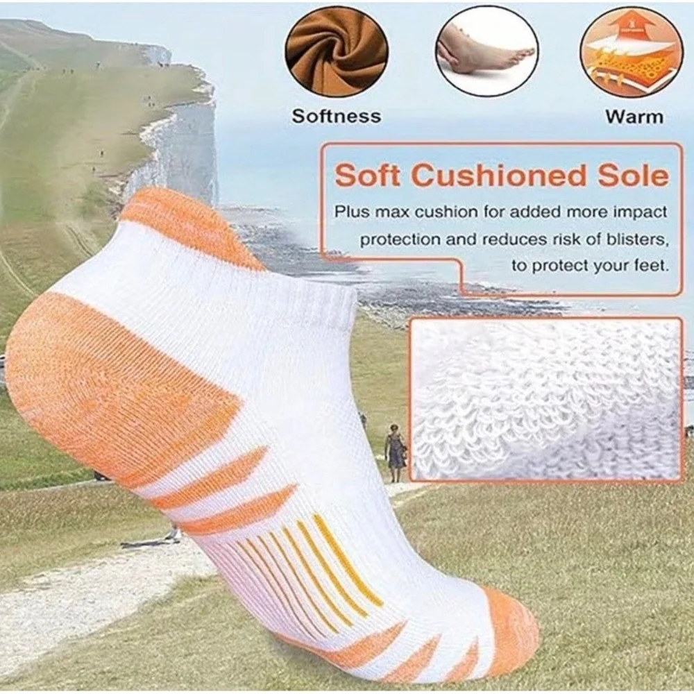 Colorful Athletic Women's Tab Socks M/L 5 PACK‎ Low Cut High Quality NEW